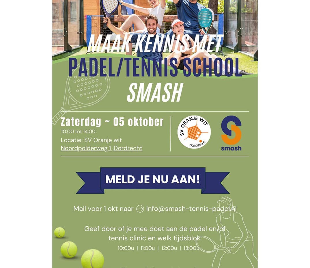 Introductieclinic-Smash-Tennis-Padel