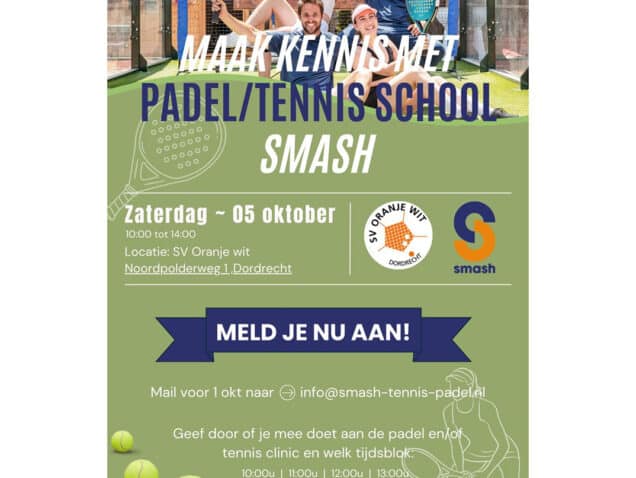 Introductieclinic-Smash-Tennis-Padel