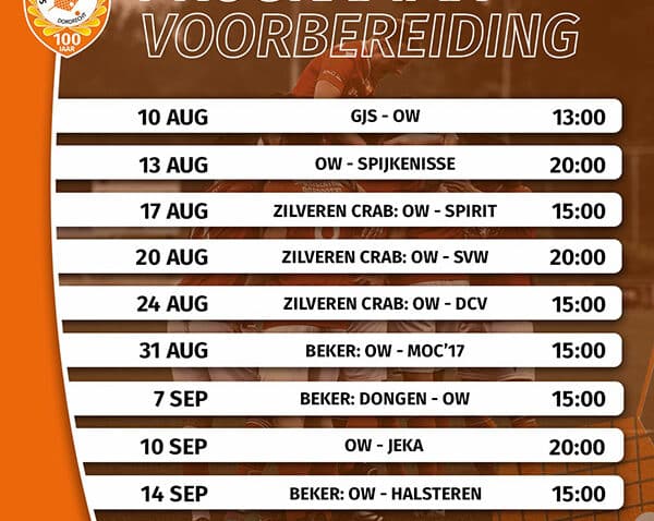 programma voorbereiding OW 1